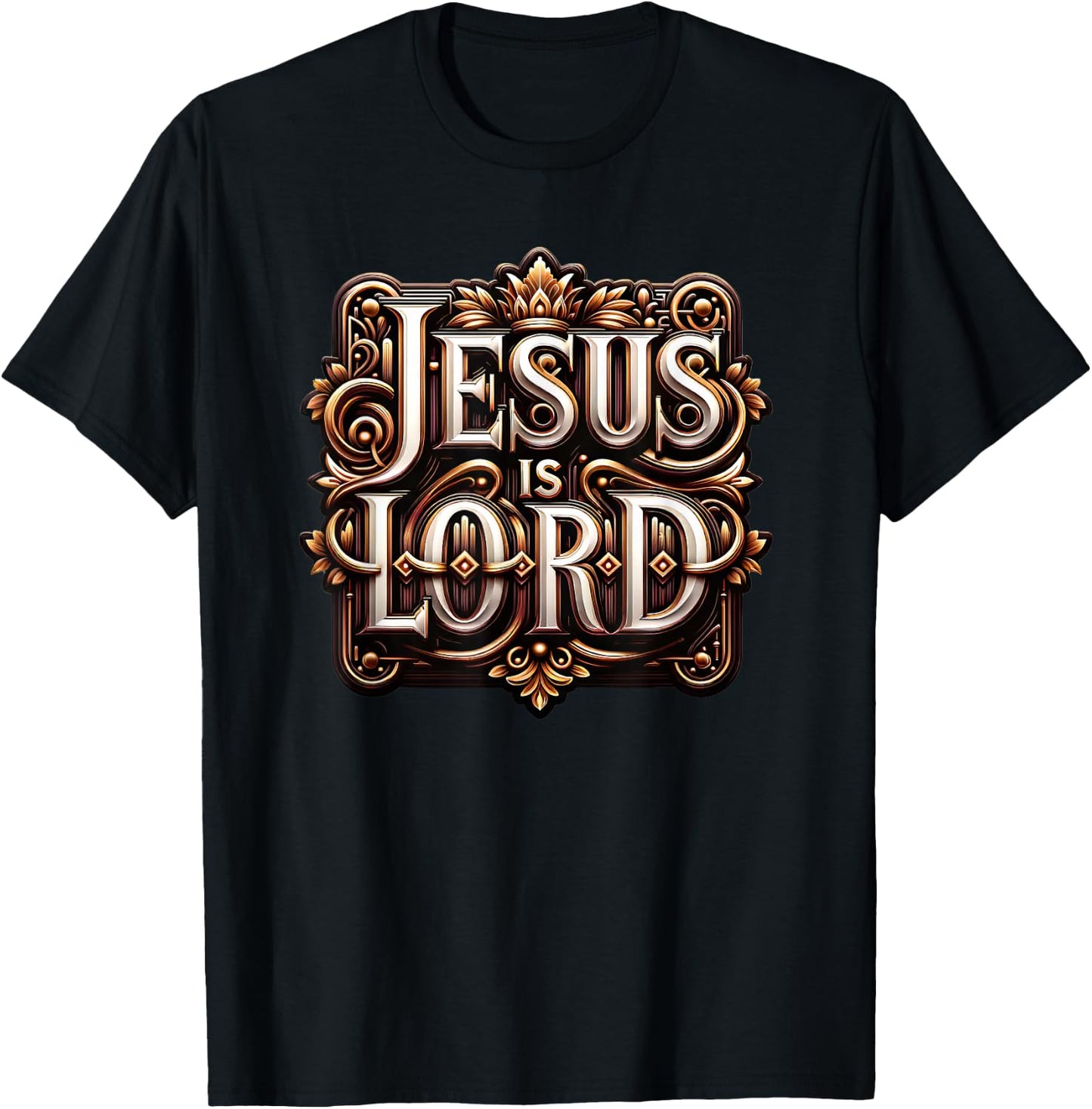 Jesus is Lord Christ T-Shirt - T-Shirt | Black