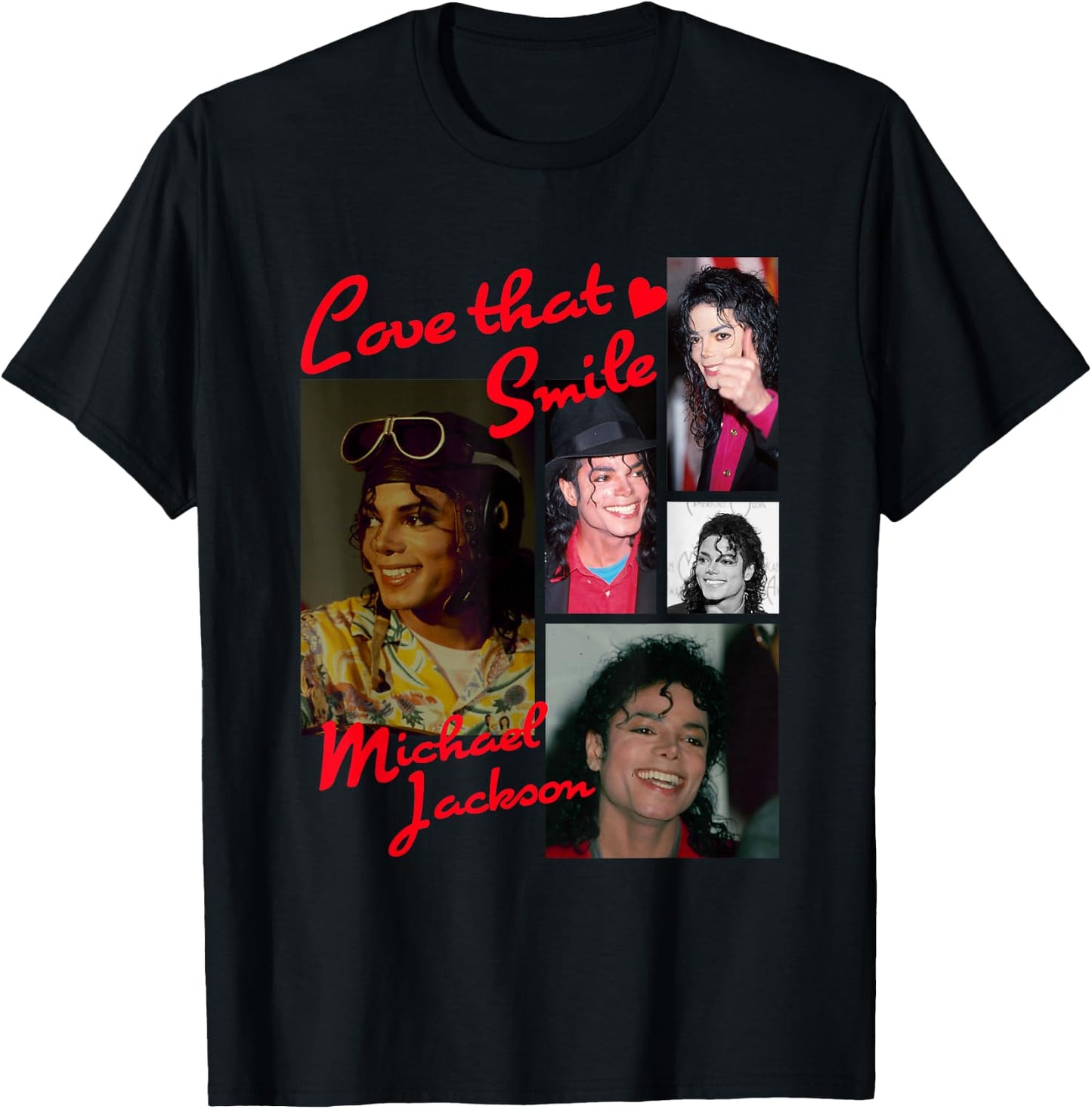 The King of Pop - Adults - Black - Small - Short Sleeve - Cotton Blend - Michael Jackson Fans T-Shirt - T-Shirt | Black