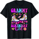 Let's Roll Grammy of the Birthday girl Roller Skate Birthday T-Shirt - T-Shirt | Black