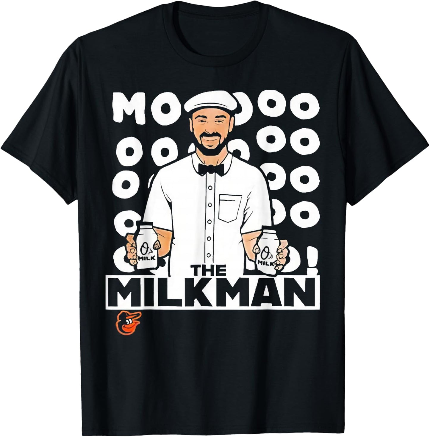 Cowser Moooo The Milkman T-Shirt - T-Shirt | Black