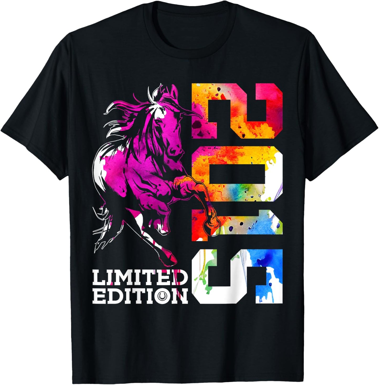 Limited Edition 2015 Riding Horse 10th Birthday T-Shirt - T-Shirt | Black