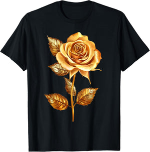 Rose Graphic T-Shirt - T-Shirt | Black