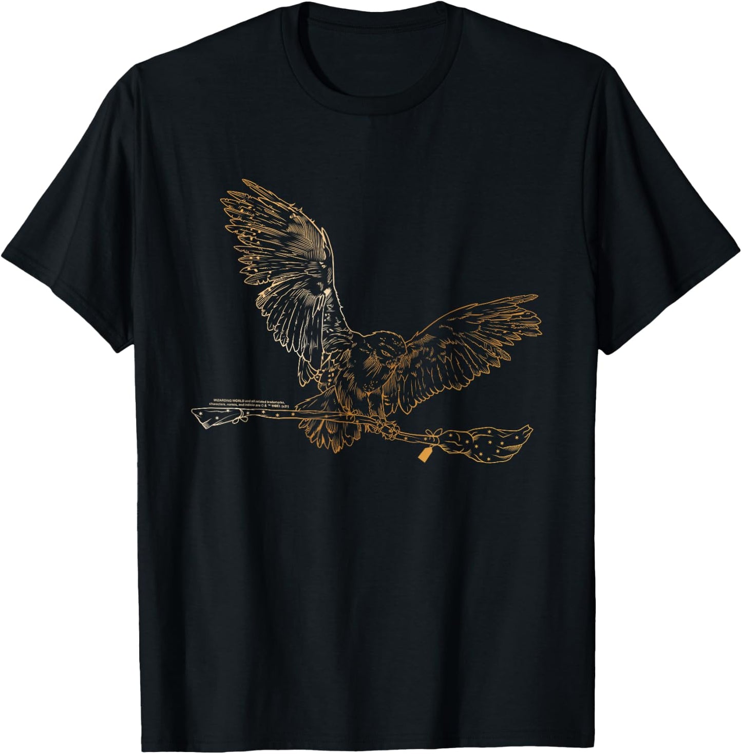Harry Potter Magical Owl Ride T-Shirt - T-Shirt | Black