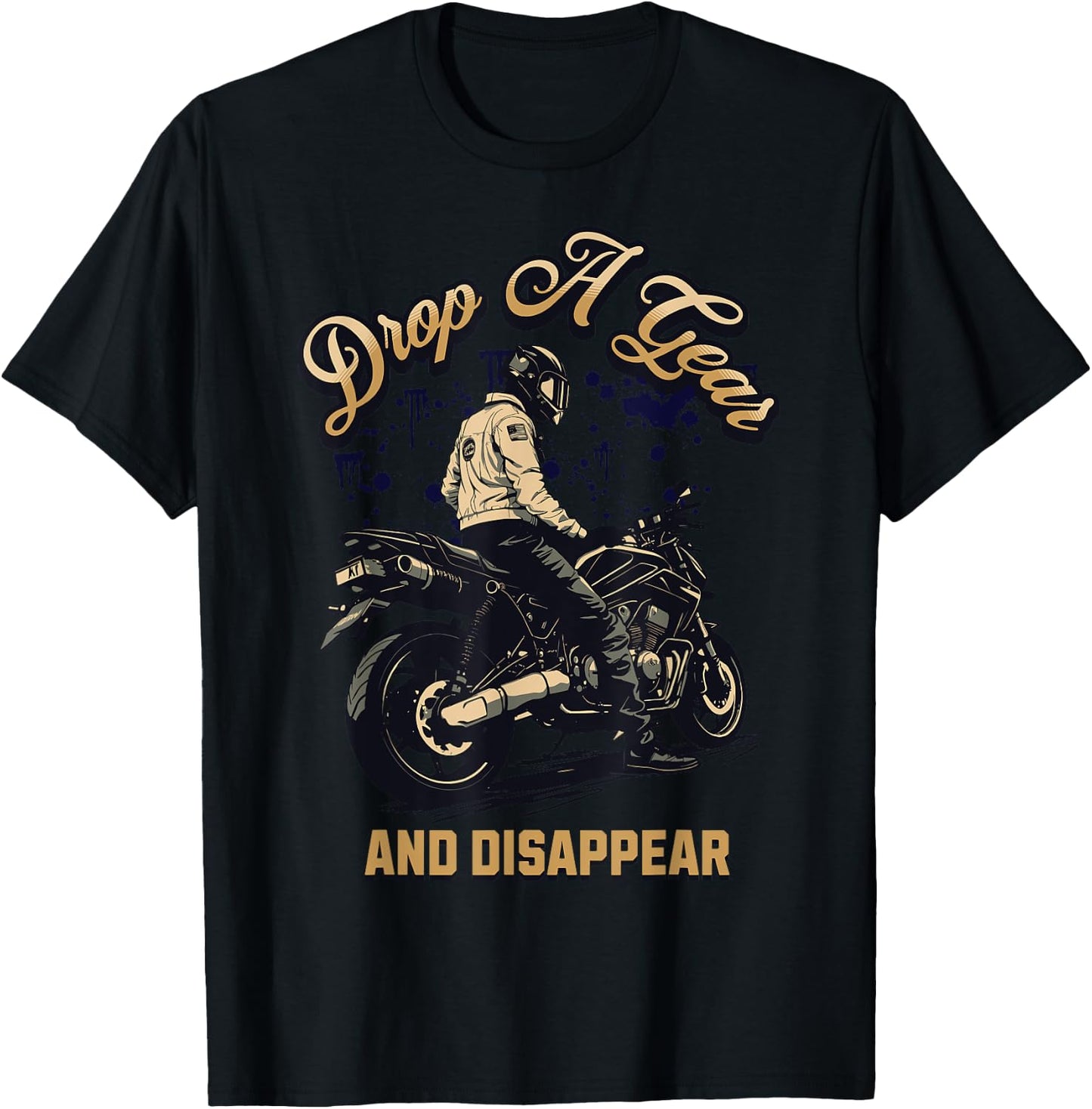 Funny Motorcycle Riders For Motorbike Biker Men Women T-Shirt - T-Shirt | Black