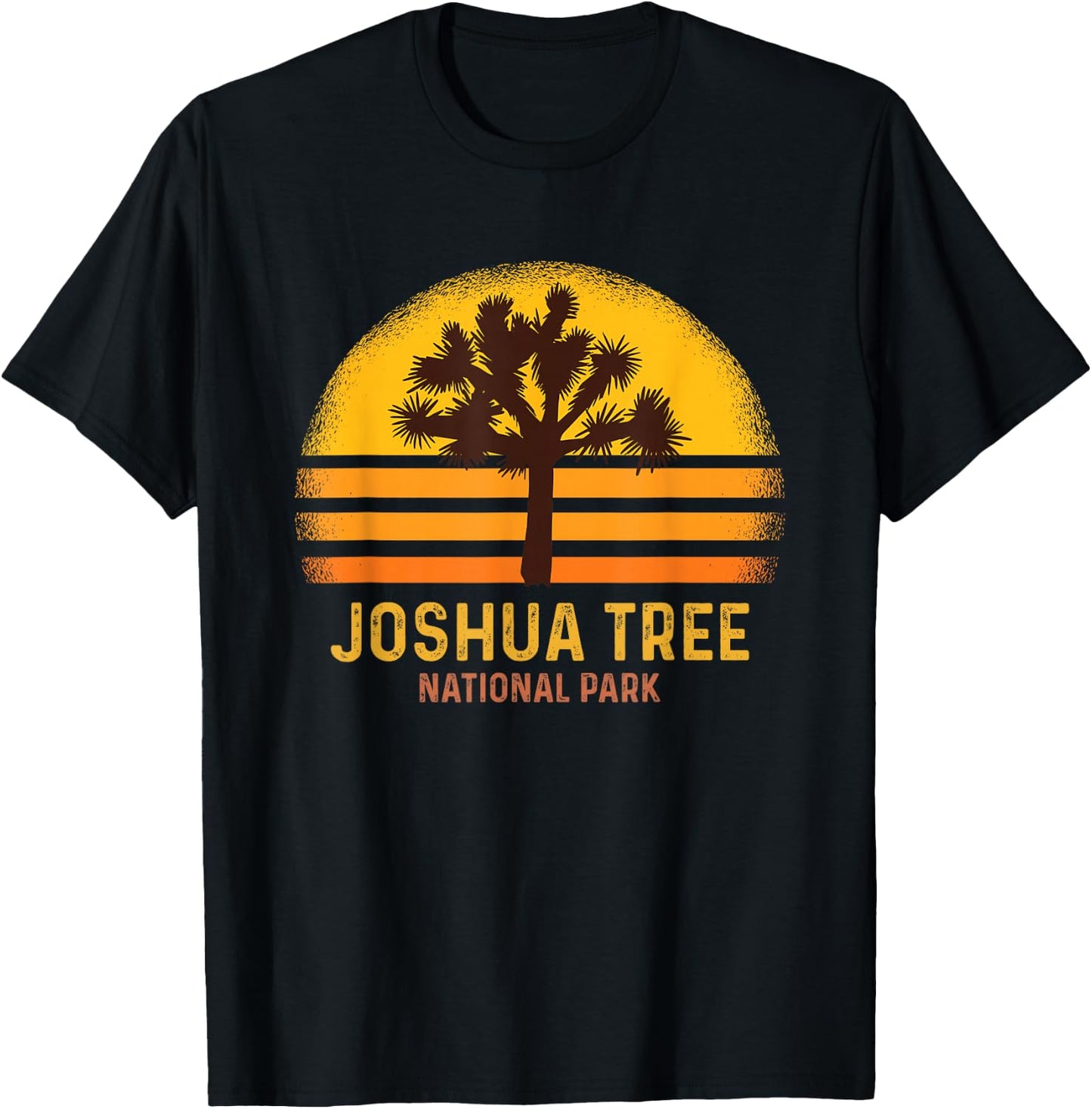 Vintage Joshua Tree National Park T-Shirt - T-Shirt | Black