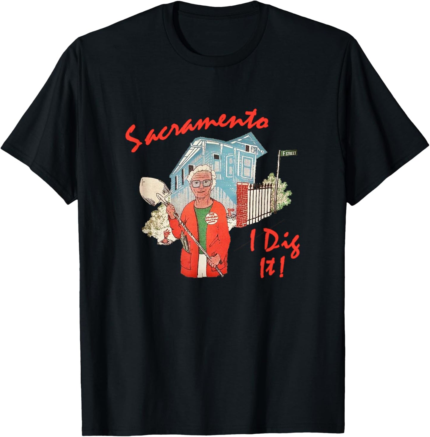 Sacramento "I Dig It" T-Shirt - T-Shirt | Black