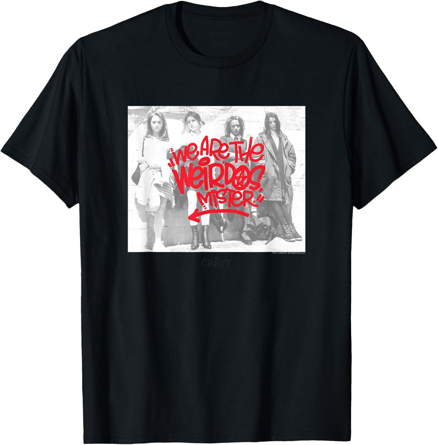 The Craft Weirdos Graffiti 90's Witch Movie T-Shirt - T-Shirt | Black