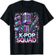 K-Pop Squad | K Pop Design for K-Pop Lovers, Music | K-Pop T-Shirt - T-Shirt | Black