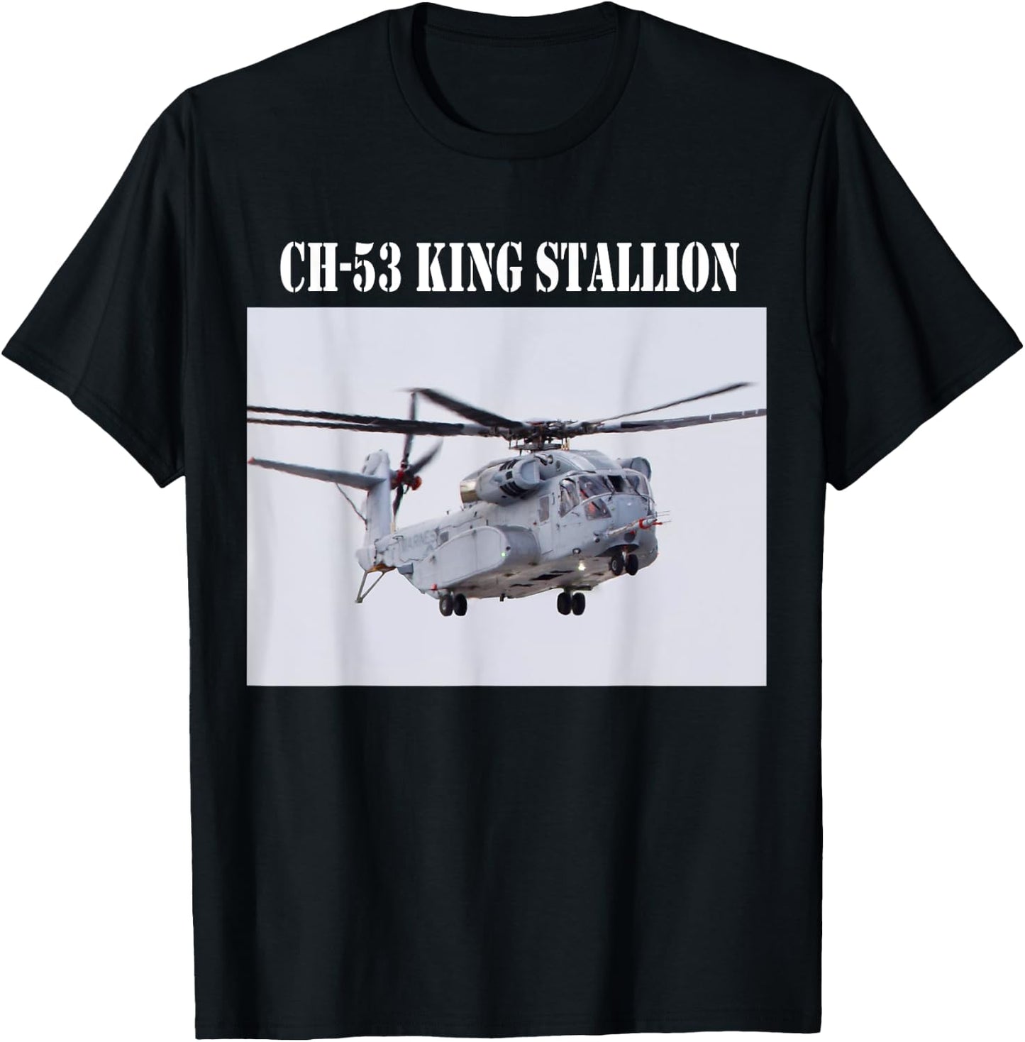 The CH-53 Sea Stallion T-Shirt - T-Shirt | Black
