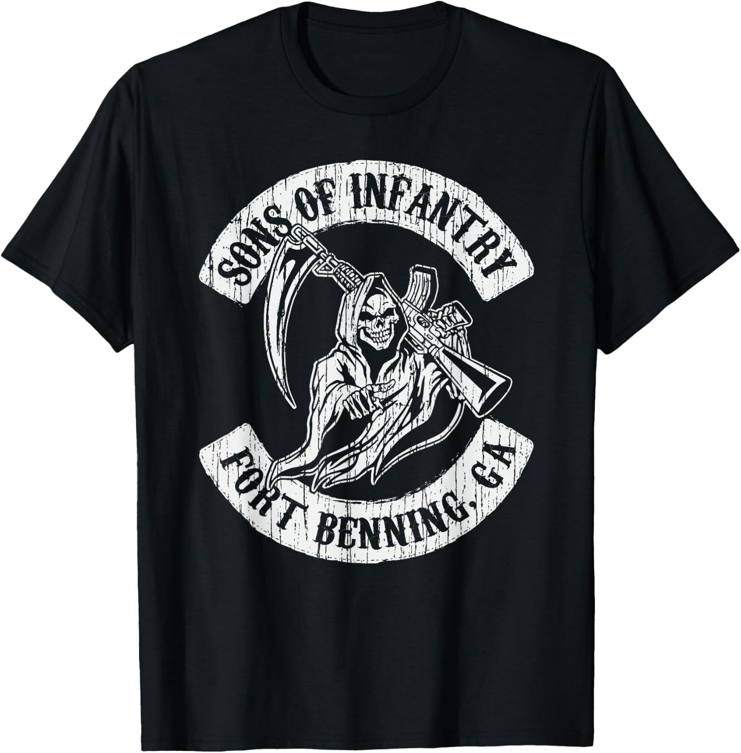 American Marauder: Sons of Infantry Fort Benning T-Shirt - T-Shirt | Black
