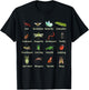 Types of Insects Funny Insect Names Bug Entomologist Kids T-Shirt - T-Shirt | Black