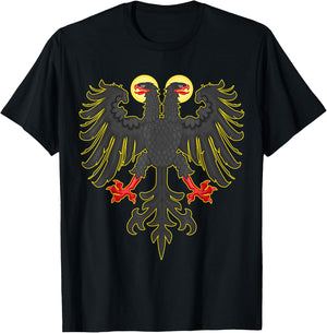 Historian's Choice HRE Holy Roman Empire Reichsadler Imperial Eagle Flag , Small, Black T-Shirt - T-Shirt | Black