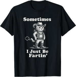 Sometimes I Just Be Fartin' Frog Funny T-Shirt - T-Shirt | Black