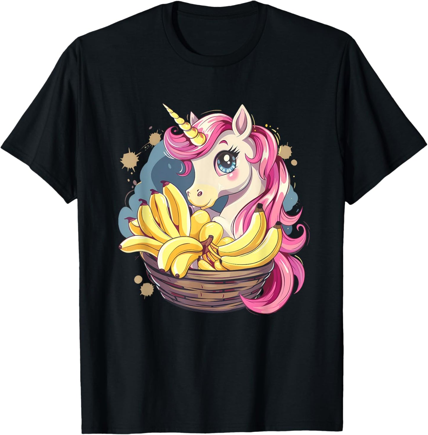 Banana Unicorn Bananas Fruit Unicorn Lover Banana Lover T-Shirt - T-Shirt | Black