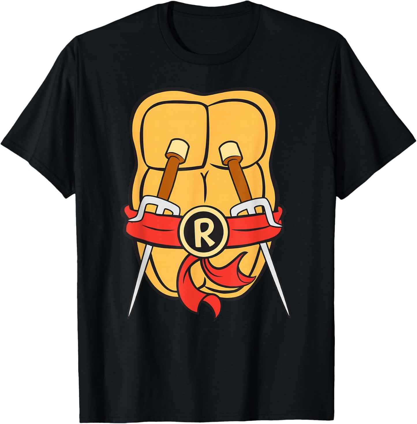 Teenage Mutant Ninja Turtles - Raphael Shell T-Shirt - T-Shirt | Black