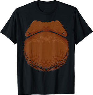 Funny Orangutan Costume meme funny Uh Oh Stinky monkey T-Shirt - T-Shirt | Black