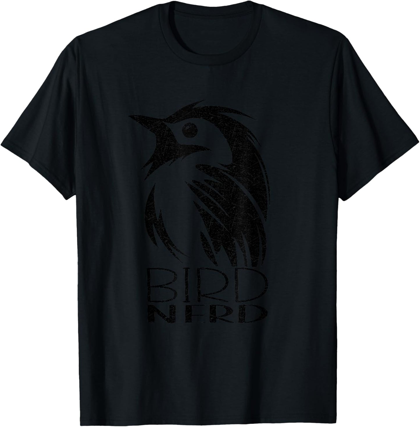 Bird Nerd Bird Watching Birdwatching and Birding Lover T-Shirt - T-Shirt | Black