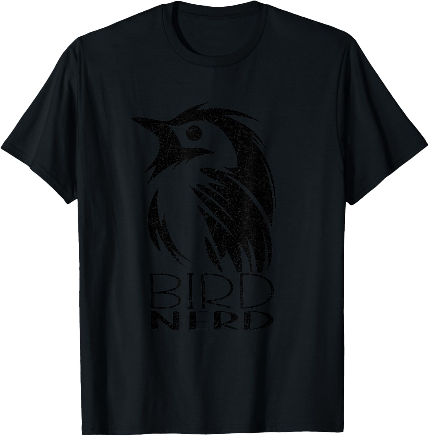 Bird Nerd Bird Watching Birdwatching and Birding Lover T-Shirt - T-Shirt | Black
