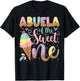 Abuela Of The Sweet One Ice Cream 1St Birthday Party T-Shirt - T-Shirt | Black