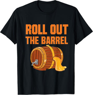 Brewers Roll Out The Barrel T-Shirt - T-Shirt | Black