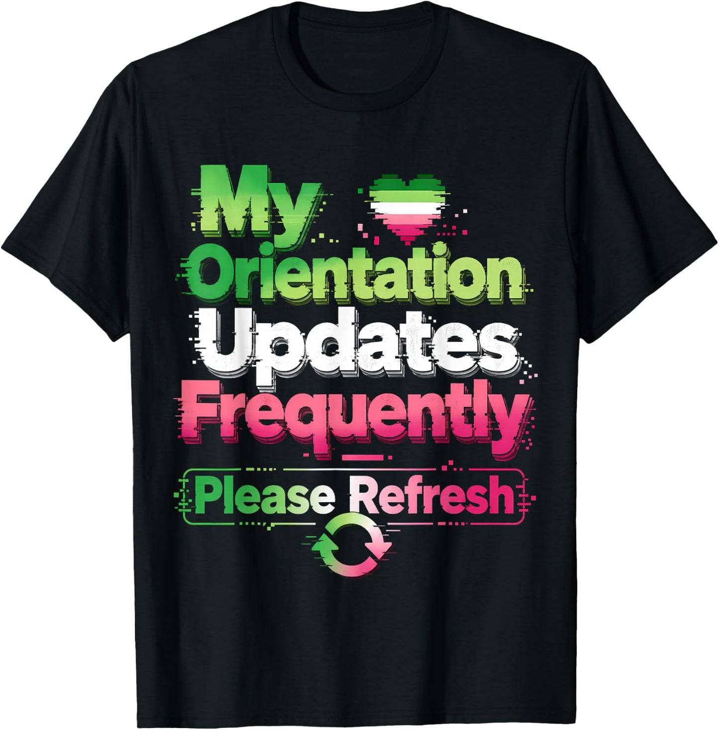 Funny Abrosexual T-Shirt - T-Shirt | Black