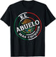 El Abuelo Mas Chingon Mexican Spanish Grandpa Fathers Day T-Shirt - T-Shirt | Black