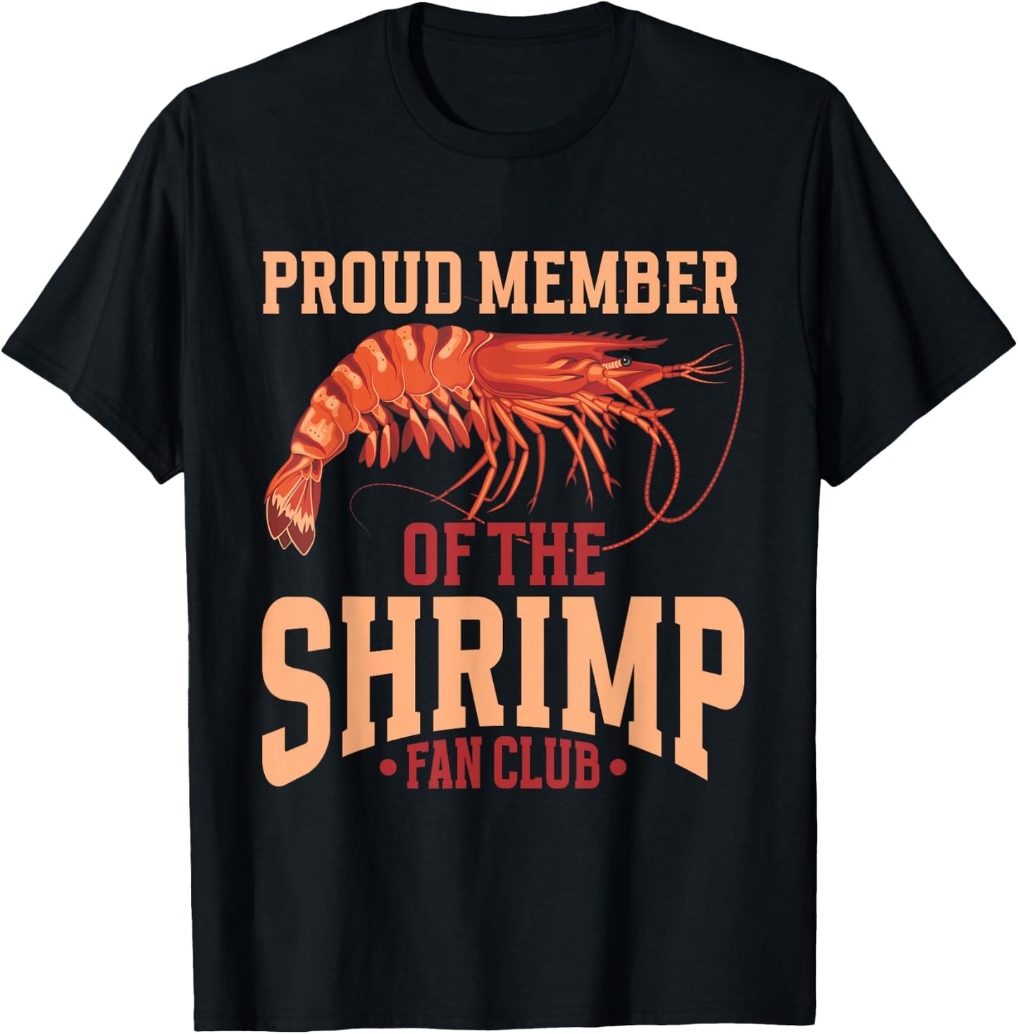 Ocean Shellfish Shrimp Lover T-Shirt - T-Shirt | Black