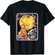 Japan Monkey Ape Animal - Primate Cherry Blossom Moon T-Shirt - T-Shirt | Black