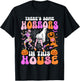 There's Some Horrors In This House Funny Halloween Men Women T-Shirt - T-Shirt | Black