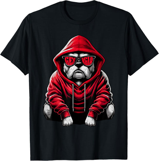 Graphic Bulldog Name Personalized | Bulldog Animal Cute Dogs T-Shirt - T-Shirt | Black