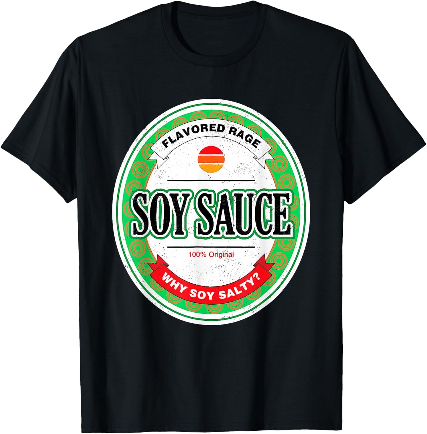 Soy Sauce Funny Sushi Matching Group Halloween Costume T-Shirt - T-Shirt | Black