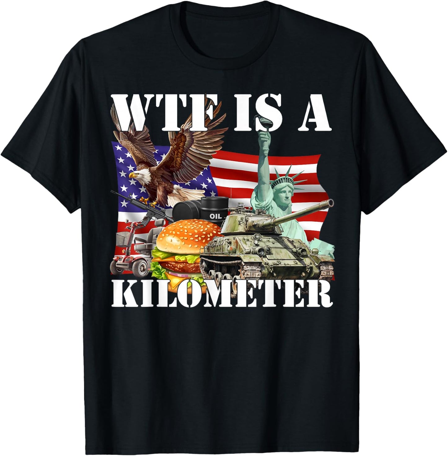 Wtf Is A Kilometer T-Shirt - T-Shirt | Black