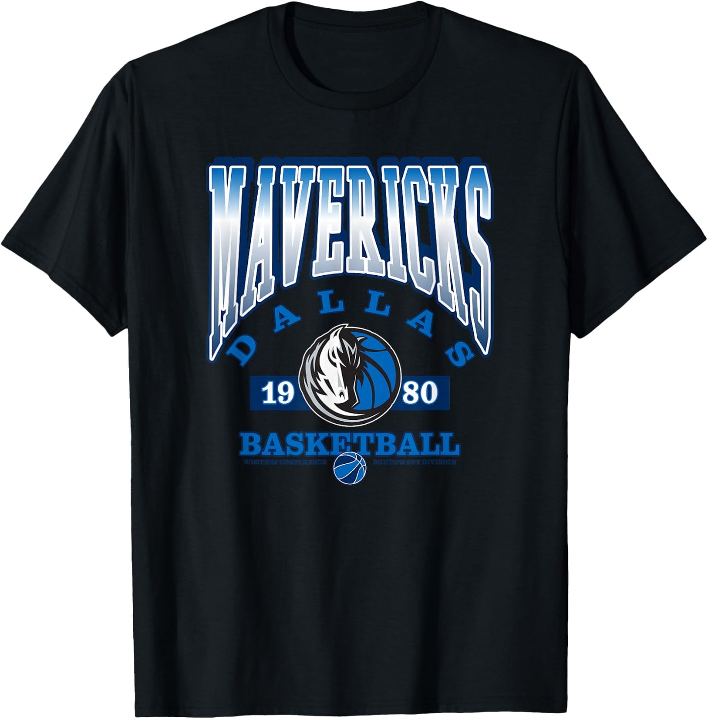 NBA Dallas Mavericks Homecourt Advantage T-Shirt - T-Shirt | Black