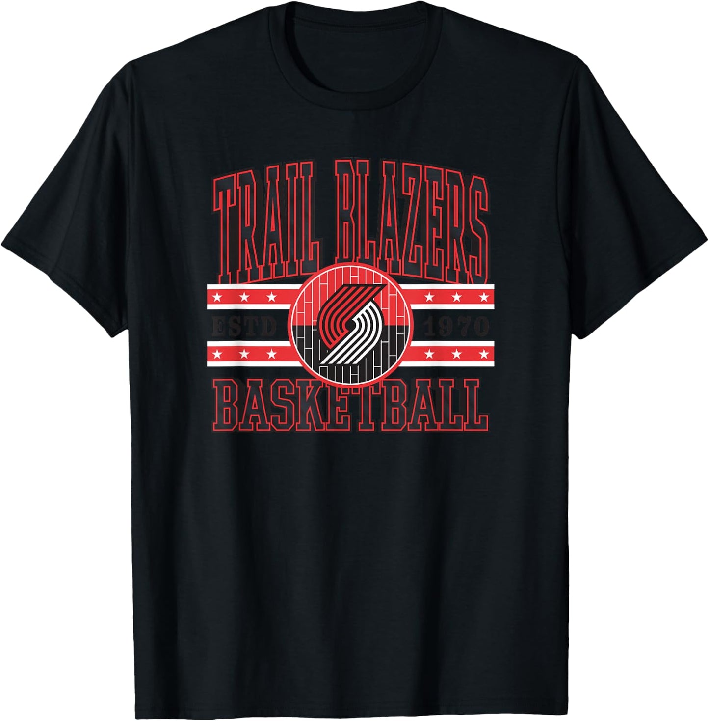 NBA Portland Trail Blazers Courtside T-Shirt - T-Shirt | Black