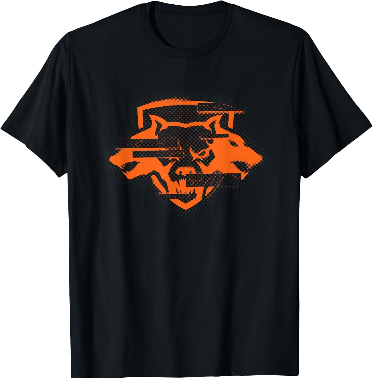 Call of Duty Black Ops 6 Cerberus Cover Up Logo T-Shirt - T-Shirt | Black