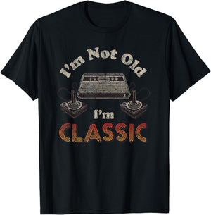 ATARI I'm Not Old I'm Classic Retro Gaming T-Shirt - T-Shirt | Black