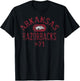 Arkansas Razorbacks Vintage 1871 Officially Licensed T-Shirt - T-Shirt | Black