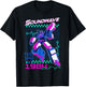 Transformers Soundwave 1984 Retro Grid Logo -Adults - Black - Small T-Shirt - T-Shirt | Black