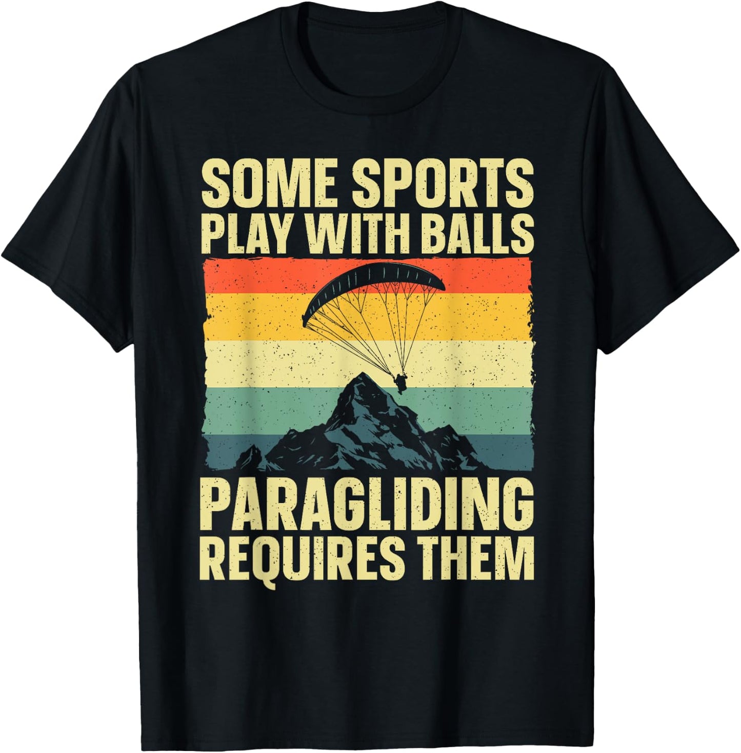 Funny Paragliding Design Women Paraglide Paraglider T-Shirt - T-Shirt | Black