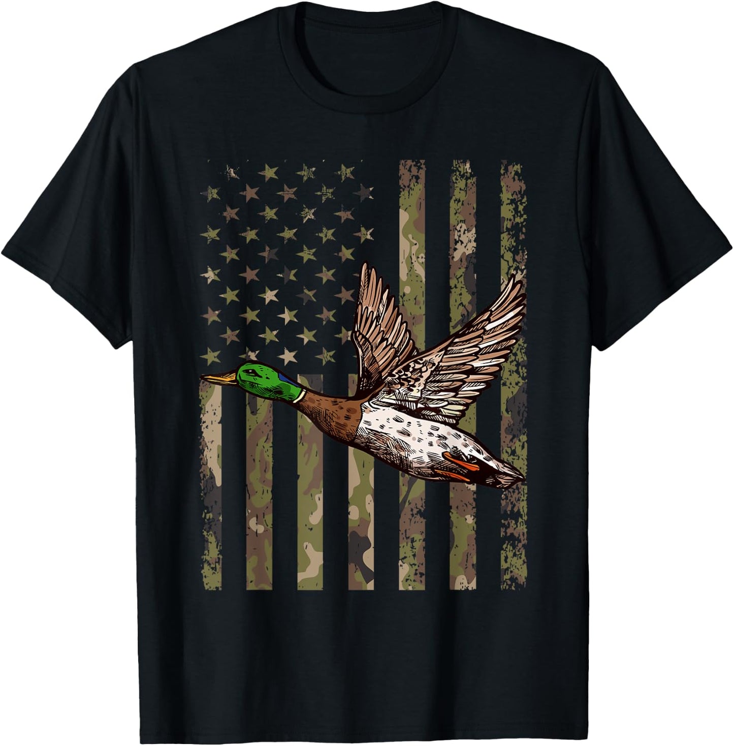 Duck Hunting Design Women Goose Hunt Duck Hunter T-Shirt - T-Shirt | Black