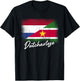 Dutchanese Netherlands Suriname Flag Holland Surinamese T-Shirt - T-Shirt | Black