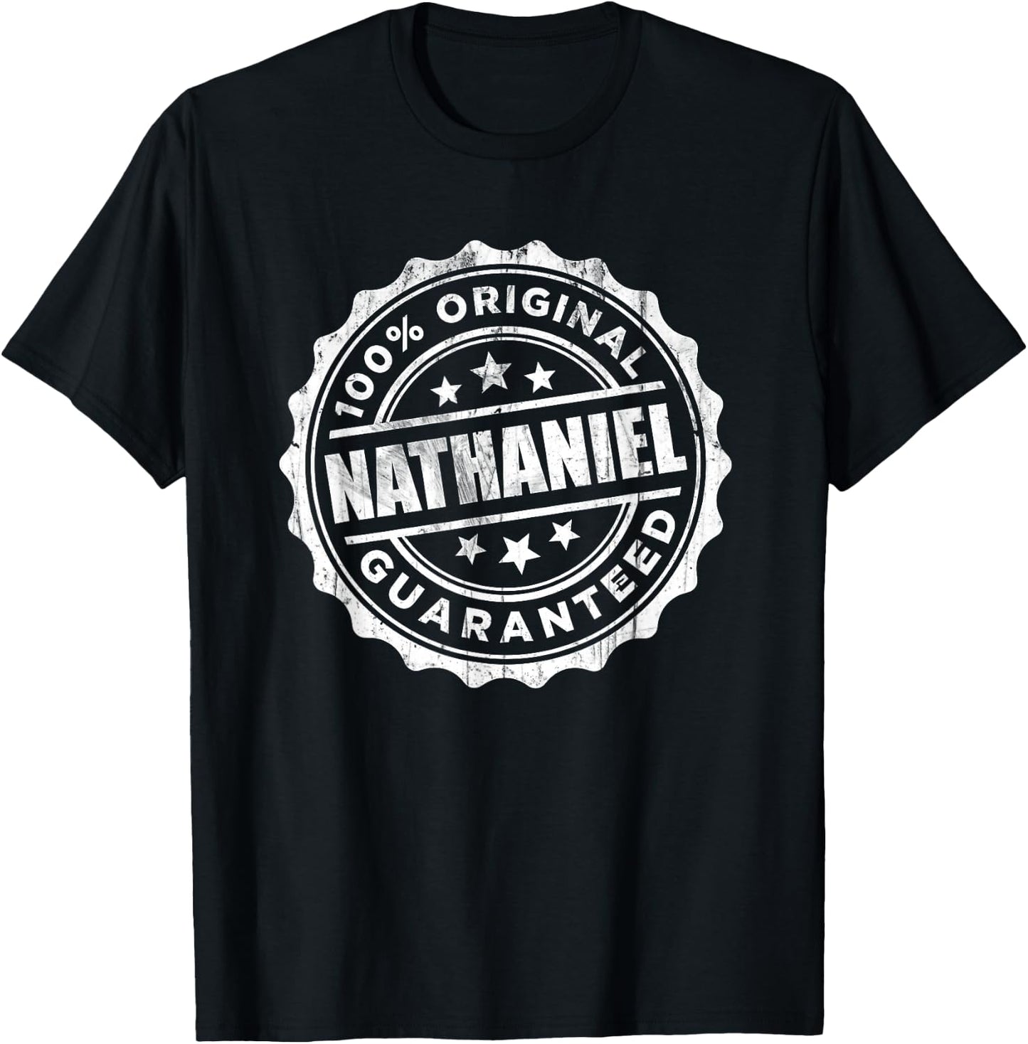 Nathaniel 100% Original Guaranteed T-Shirt - T-Shirt | Black