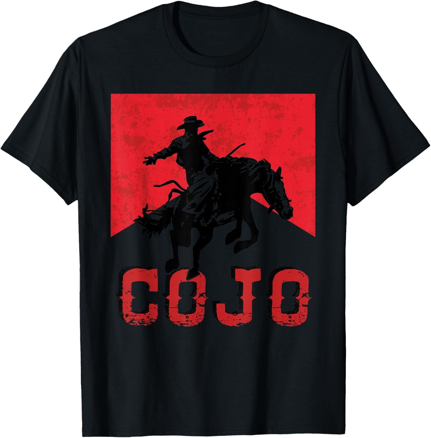 Retro Cojo Johnson Bull Skull Music Country 70s Cowboy Boots T-Shirt - T-Shirt | Black