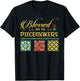 Blessed Are The Piecemakers Funny Quilting Loves T-Shirt - T-Shirt | Black