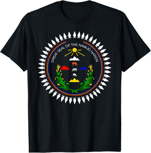 Navajo Flag: Native American Kids T-Shirt - T-Shirt | Black