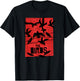 The Birds Alfred Hitchcock Abstract T-Shirt - T-Shirt | Black