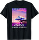Concorde Never Forget Synthwave Retro T-Shirt - T-Shirt | Black