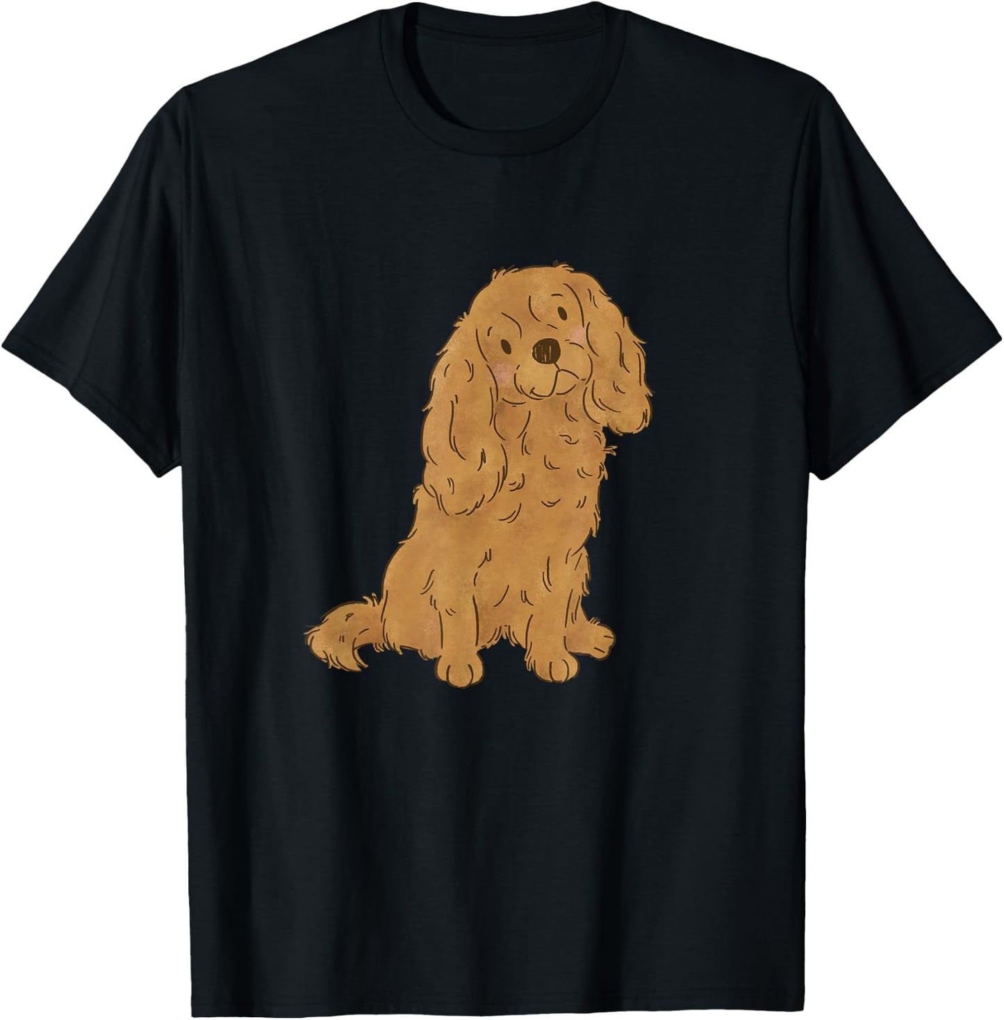 Ruby Cavalier King Charles Spaniel Cavie Mom T-Shirt - T-Shirt | Black