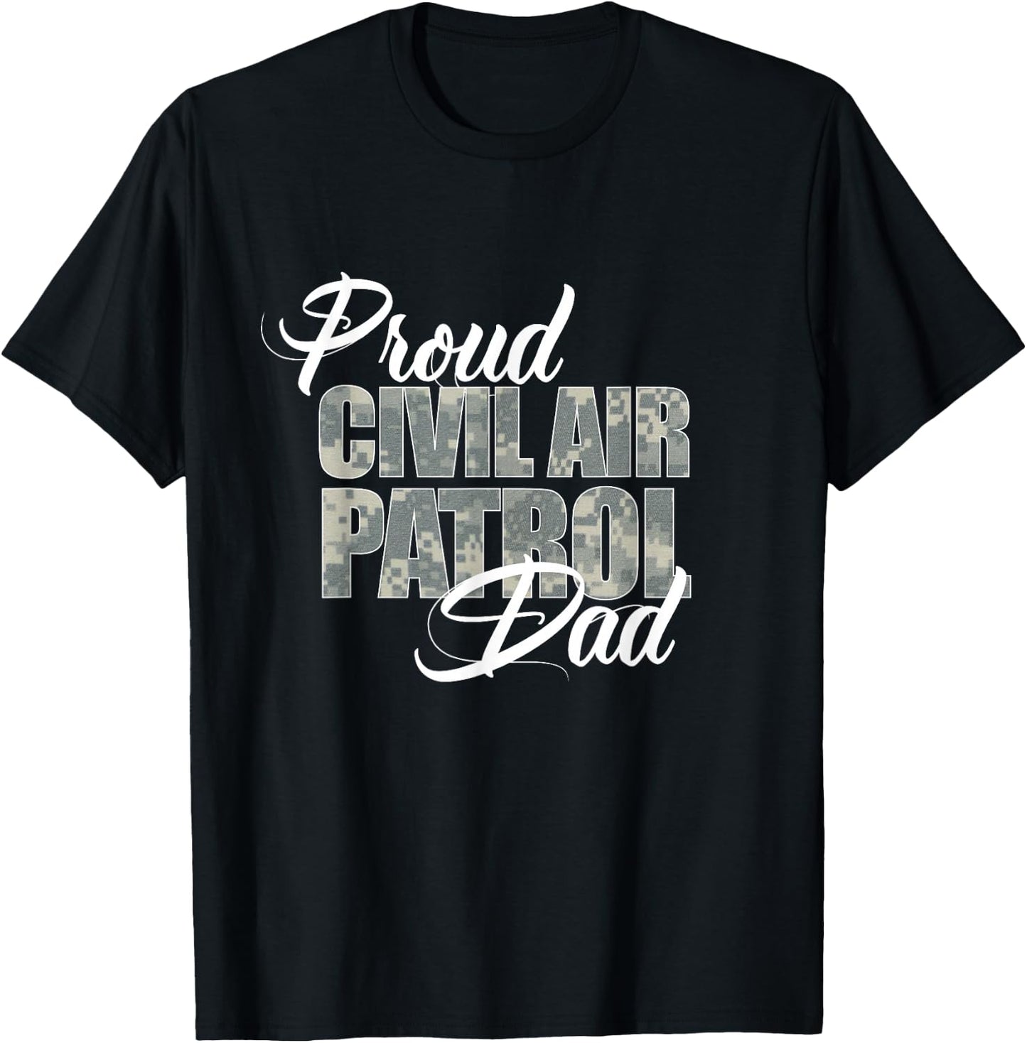 Proud Civil Air Patrol Dad T-Shirt - T-Shirt | Black