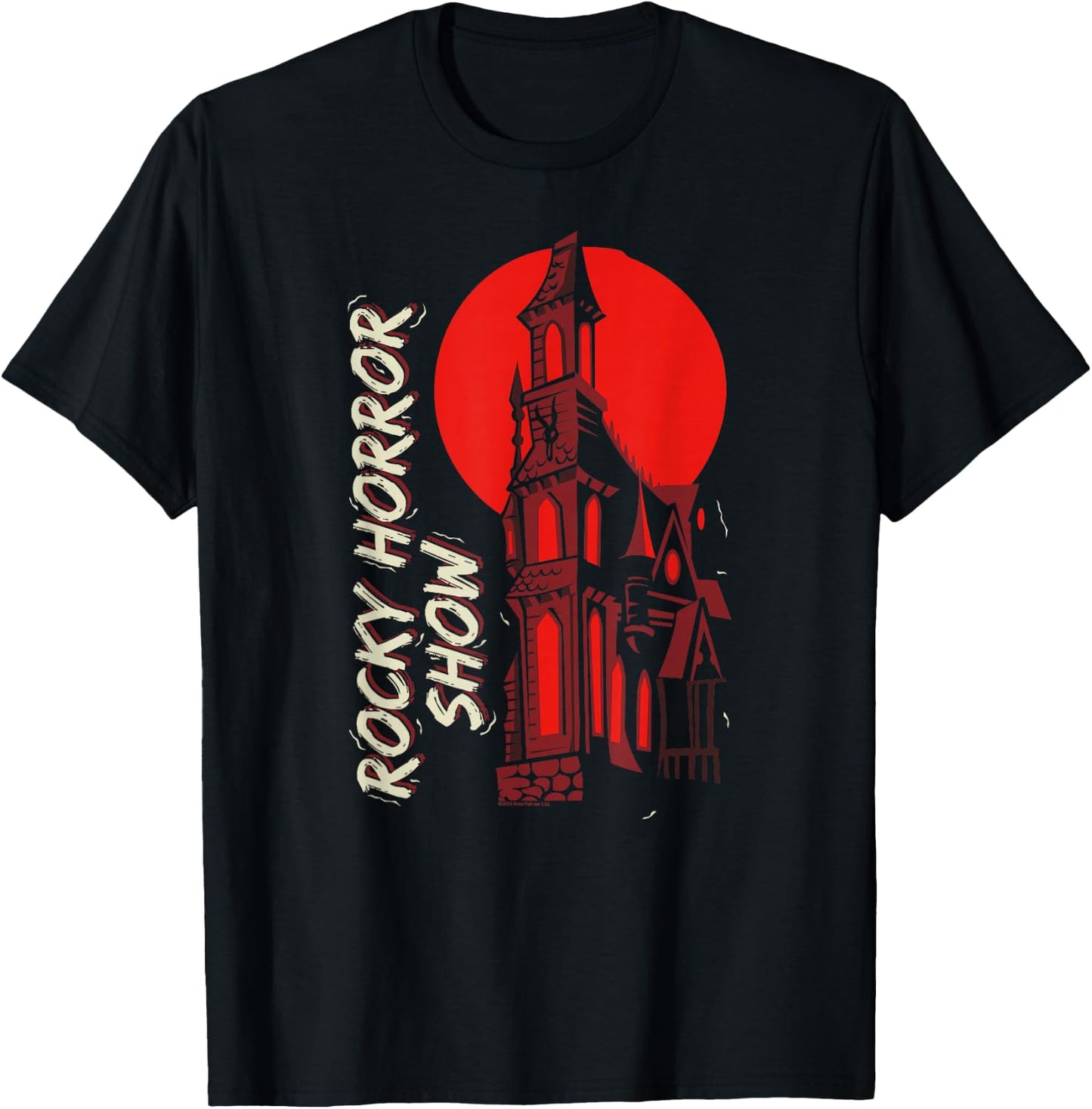 Rocky Horror Show Castle Silhouette T-Shirt - T-Shirt | Black